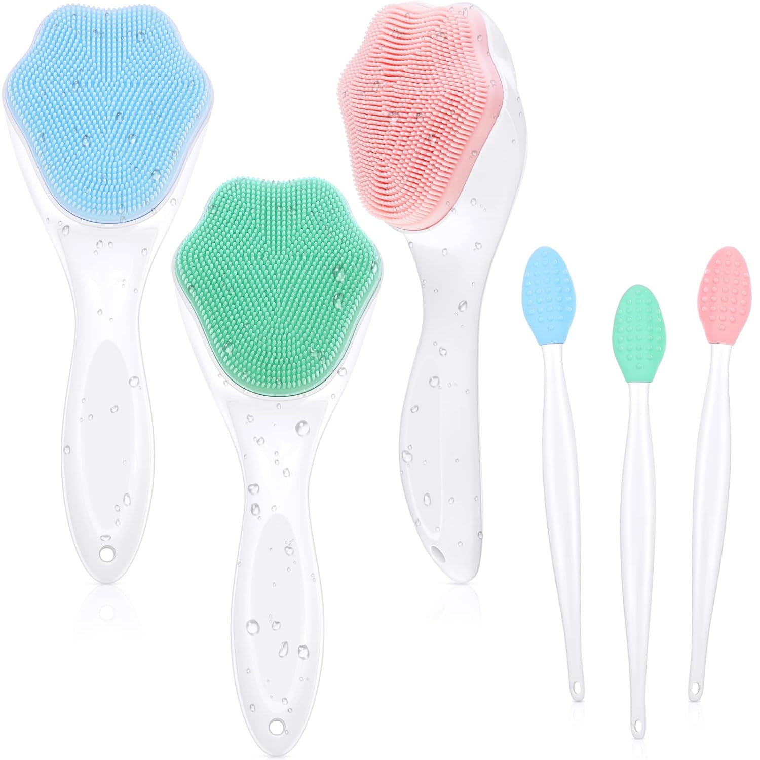 Silicone Face Scrubber β Exfoliating Facial Cleansing Brush for Pores & Blackhead Removal