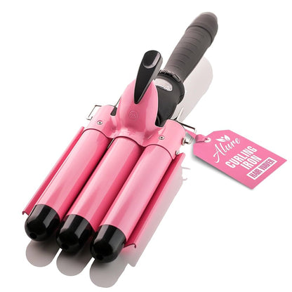 Hair Curler with Three Barrels