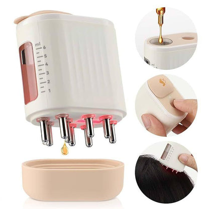 2 in 1 Electric Hair Oil Applicator and Scalp Massager