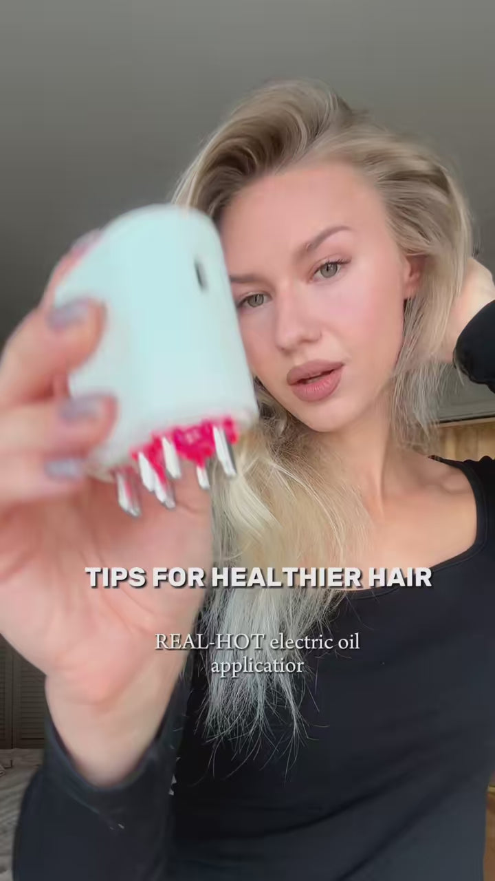 2 in 1 Electric Hair Oil Applicator and Scalp Massager